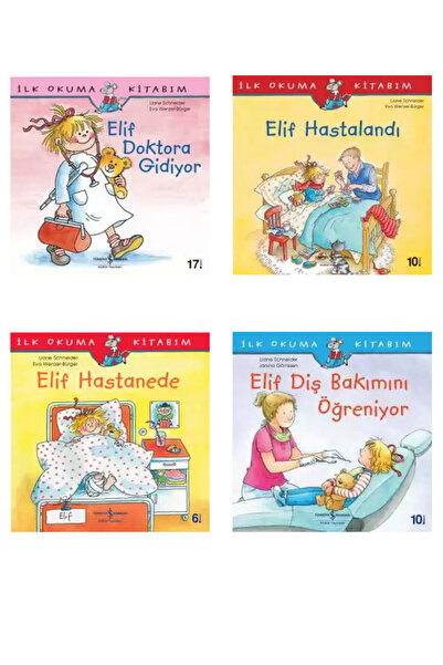 TÜRKİYE İŞ BANKASI KÜLTÜR YAYINLARI Minik Elif Sağlık Seti - Elif Doktora Gid...