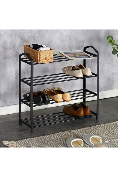 Talis Suport Pantofi Ramon 12 Perechi Negru 62x20x62 cm