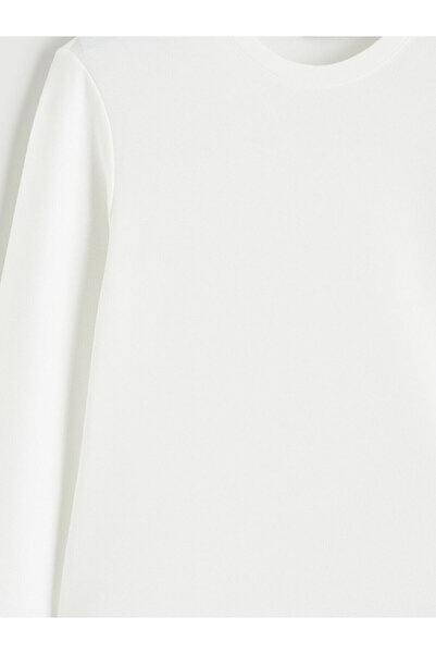 LC Waikiki طاقم الرقبة طويلة الأكمام تي شيرت رجالي