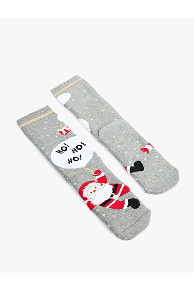 Koton Santa Claus Printed Socks