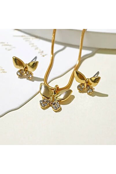 Ayzen Stone Butterfly Model Jewelry Set