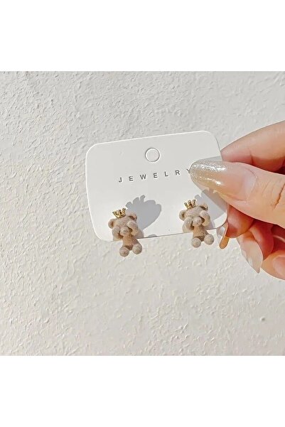 JEWELRY Peluş Ayıcık Figürlü Çocuk Küpesi