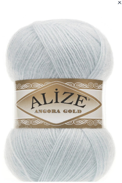 Alize Angora Gold Blue 5 Pieces Collar: 514