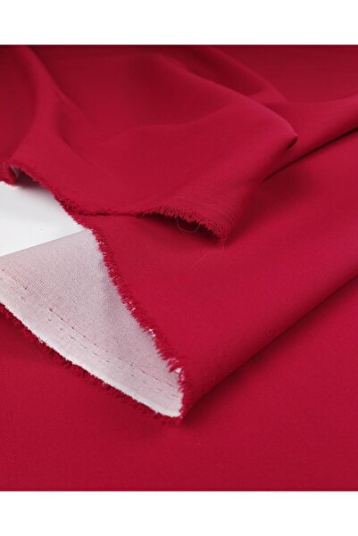 Kumaş Parça TELALI crepon în culoare roșie (lățime 140 cm x lungime 300 cm)