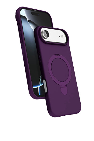 NewFace غطاء LVSQVR لهاتف Apple iPhone 17 Air Regal مع حامل Magsafe - (195948...