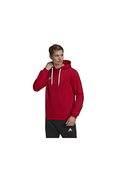 adidas Entrada 22 Sweat Hoodie Men's Football Sweatshirts H57514 Red