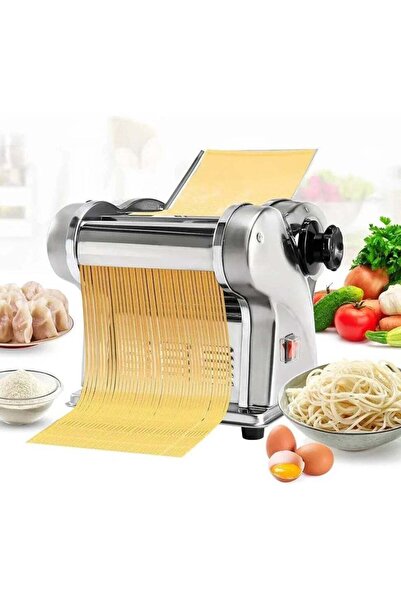 Denx DX3220 Electric Pasta Maker - 130W, Stainless Steel, Adjustable Dough Thickness