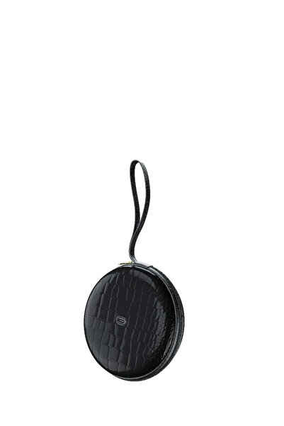 Green Lion Mini Makeup Pouch - Black