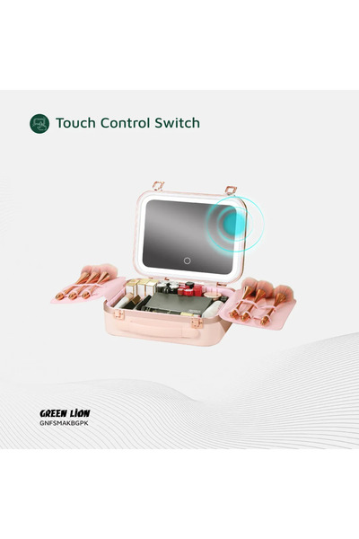 Green Lion حقيبة مكياج فيست - وردي