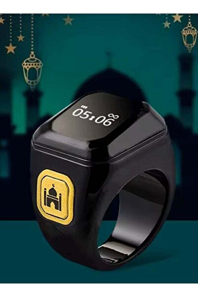 BSTWSH 20 mm Zikr Smart Ring with Vibration Reminder, Tasbih Counter & Bluetooth