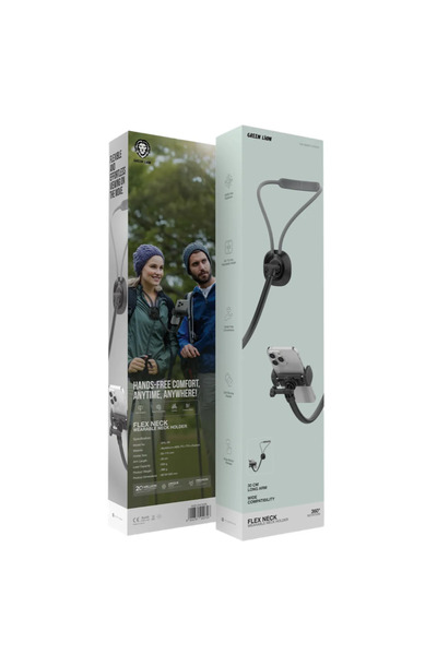 Green Lion حامل رقبة مرن قابل للارتداء - أسود