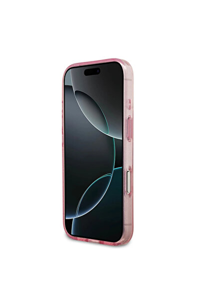 CG Mobile Karl Lagerfeld Magsafe Iml Glitter & Kl Repeated Case With Karl & Choupette Hea