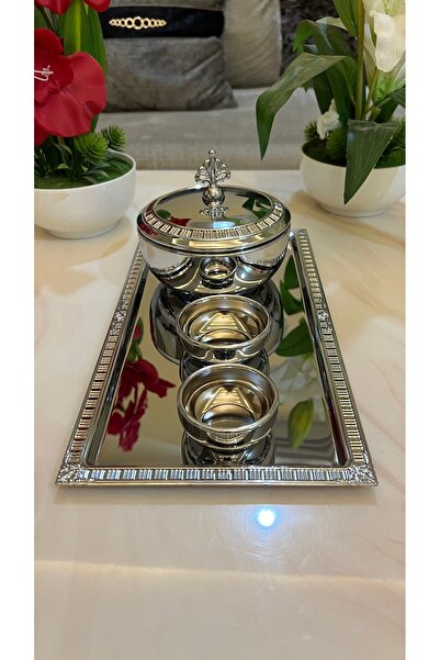 Palaces Large date set, silver nickel and two-tone nickel and silver chrome - 4 pieces