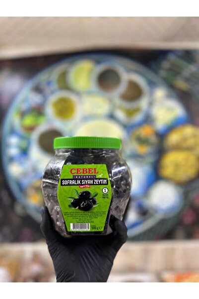 Cebel SİYAH ZEYTİN İRİ 291*321 KALİBRE 1000 GRAM