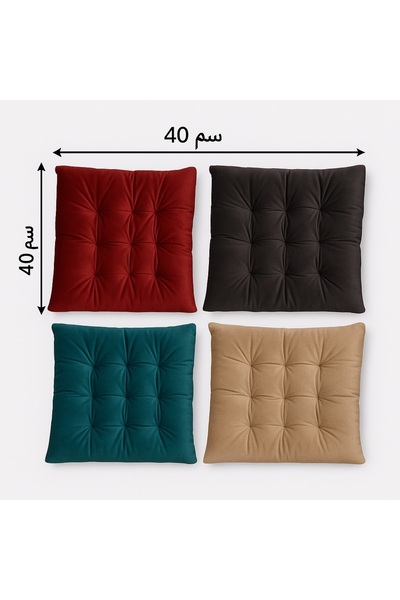 happyteks كرسي باد مخمل 40*40