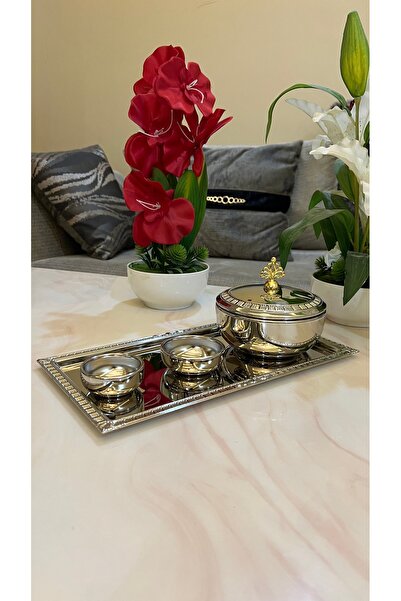 Palaces Large date set, silver nickel and two-tone nickel and silver chrome - 4 pieces