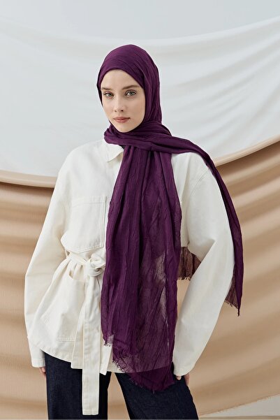 Modakaşmir Seria de șaluri din bambus Prune