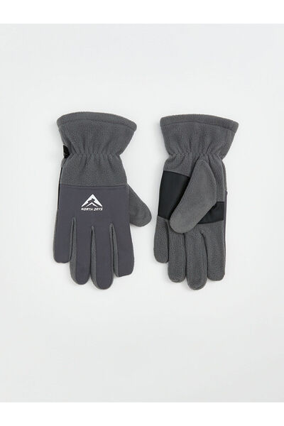 LC Waikiki Vizyon Yeni Sezon Etiket Baskılı Erkek Kar Eldiveni