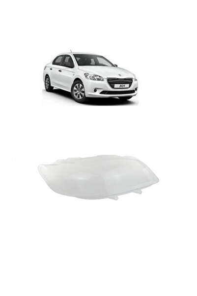 Rose Peugeot 301 Sol Ön Far Camı 2013-17 Uyumlu
