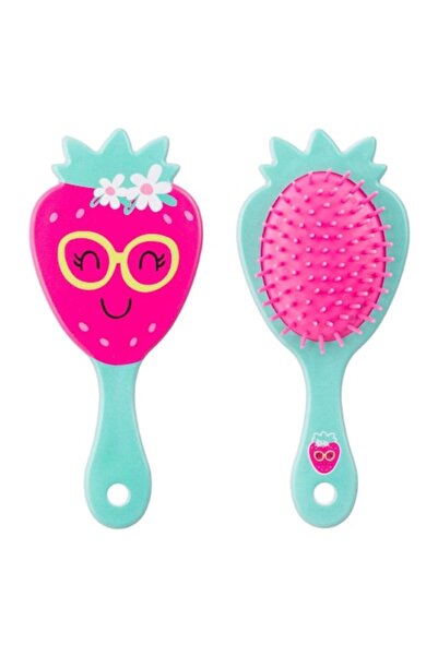 MYONNA IT & E- COMMERCE Children's Hair Brush, Strawberry Design, Multicolor, 15 cm
