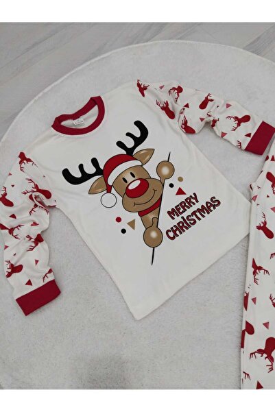 Store Geyik Model Unisex Children's Pajama Set