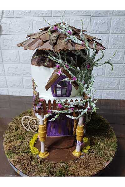 Jarold Handmade Ay Işığı Konağı Peri Evi- El Yapımı Minyatür Evler