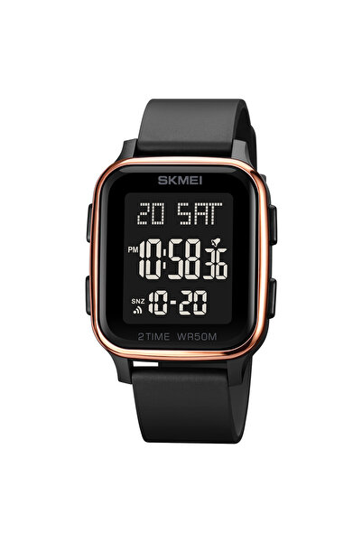 Skmei Men's Watch Sport Digital Casual Led Black/Gold