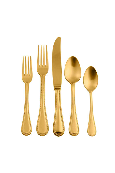 Mepra Perla 24-piece Cutlery Set, Stainless Steel - Gold