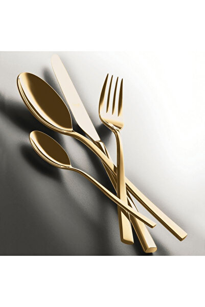 Mepra Atena Oro 24pc Cutlery Set - gold