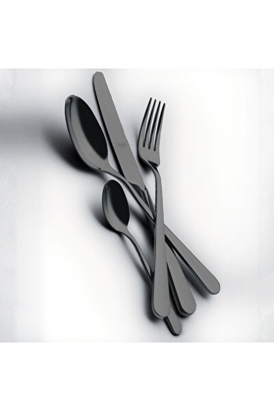 Mepra Stoccolma Ice Nero 24-piece Cutlery Set – Black