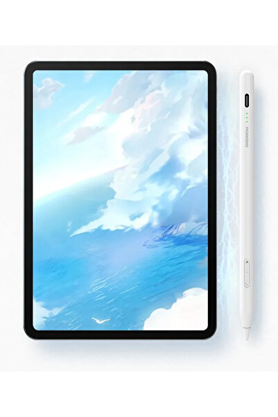 porodo 130Mah Stylus Pen With Lithium Battery And Type C Charging -White