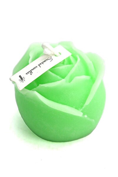 Generic Aroma Candle For Home Decoration, Green Flower Shaped Scented Candle ...