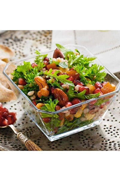 Asir Transparent Glass Salad Bowl 19.6 cm