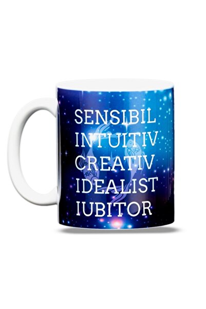 OEM Mug with Pisces zodiac, RTD27, ceramic, 330ml