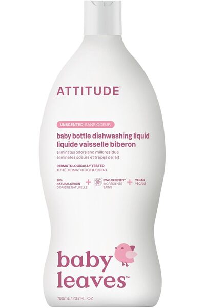 Attitude Baby Dishwashing Liquid - Natural Fragrance-Free 700 ml