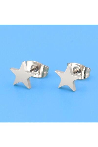 Choice أقراط نجمة جديدة GED007S 2026، أقراط مرصعة بتصميم بانك، مصنوعة من الفو...