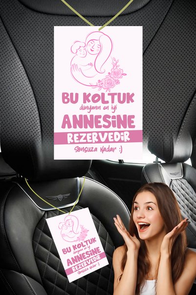 Genel Markalar Annenizi Şaşırtın Araba Sağ Ön Koltuk Sürpriz Rezerve Kartı He...