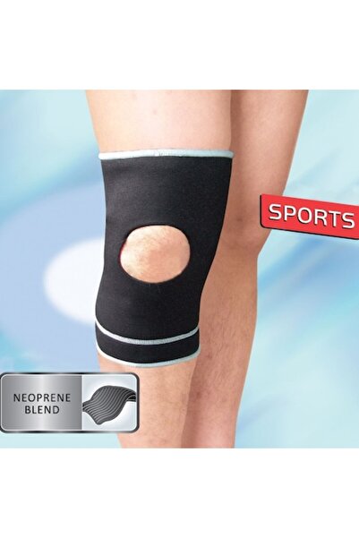 MYONNA IT & E- COMMERCE Orteză de genunchi din neopren, neagră, suport sportiv, MYONNA IT & E-COMMERCE