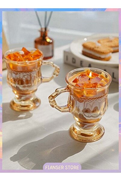 Generic Candles Handmade Irish Coffee Cup Home Scented 9 Hours Fragrance Arom...
