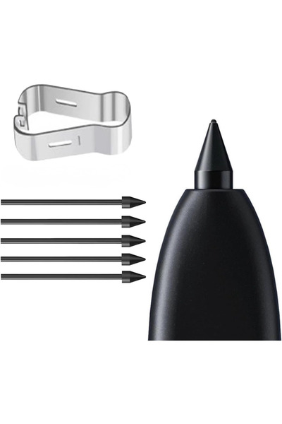 Samsung Caseonn Galaxy Note 10 Plus Kalem Ucu 5 Adet Siyah