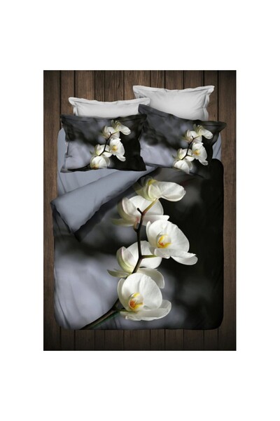 AL-SARIHI GROUPS ISTANBUL Turkish Double Duvet Set, 6 Pieces, 3D