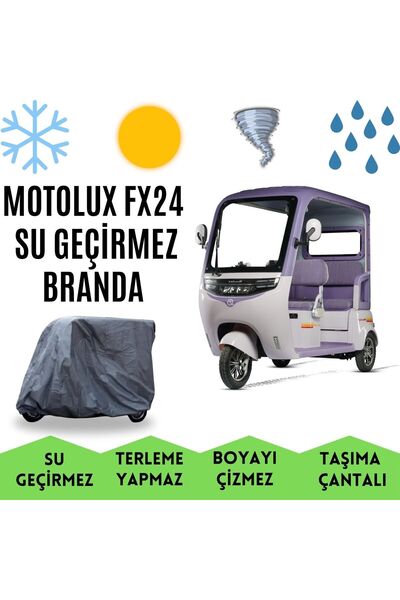 MaxDurable FAYTON FX24 KABİNLİ MOTOR BRANDASI SU GEÇİRMEZ