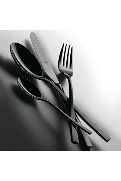 Mepra Cutlery Set 24 Pcs Atena Oro Nero - Black