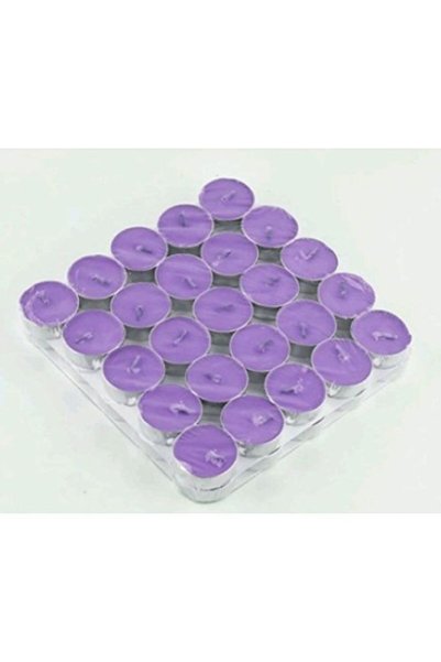 Generic 50-Piece Scented Tea Light Floating Candle Purple