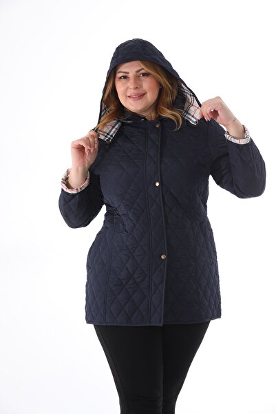 TUTveAL Collection Plaid Quilted, Large Size Quilted, Water Resistant Coat, Transitional Coats,