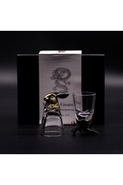 Ancient wisdom Gift Set of 6 Bottom Up Shot Glasses 50 ML