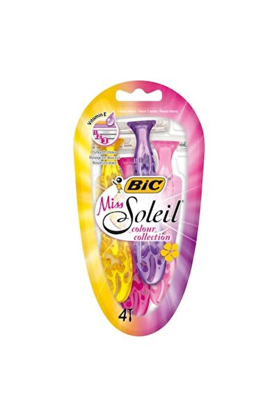 MYONNA IT & E- COMMERCE Lame de ras Bic Miss Soleil, set de 4, multicolore, 3...