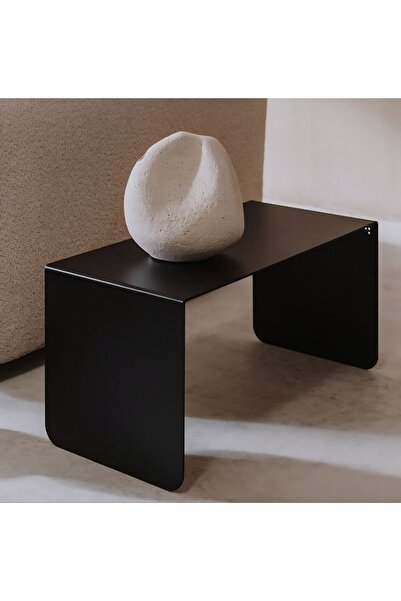 VoomeDesign Pastel Minimalist Metal Yan Sehpa | Modern Dekoratif Salon & Ofis...