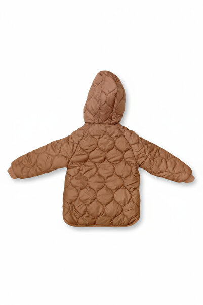 Midimod Double Layered Fleece Inside Windproof K Hooded Inflatable Girl's Coat 6-10 Years Old 50323