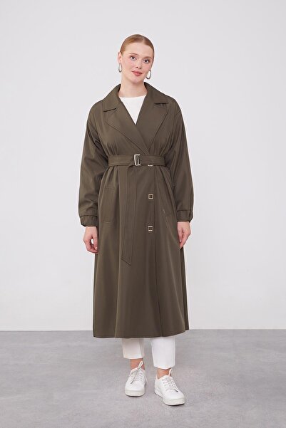 Levidor Τζάκετ με λεπτομέρεια από καουτσούκ με λαβή χακί